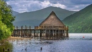 Reconstructed Crannog on Loch Tay